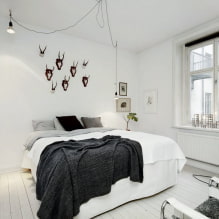 Спальня в белых тонах: фото в интерьере, примеры дизайна-5