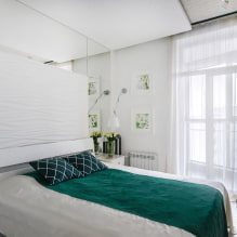 Спальня в белых тонах: фото в интерьере, примеры дизайна-6