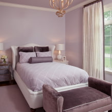 Красивая фиолетовая спальня в интерьере-8