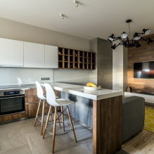 Кухня-гостиная 16 кв м – гид по дизайну-8