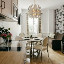 Как оформить дизайн интерьера кухни-гостиной 17 кв м?-5