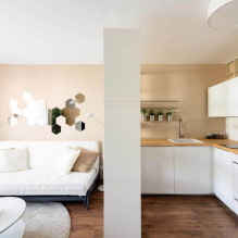 Как оформить дизайн интерьера кухни-гостиной 17 кв м?-7