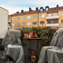 Советы и идеи по оформлению балкона в скандинавском стиле-2