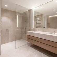 Минимализм в ванной комнате: 45 фото и идеи дизайна-3