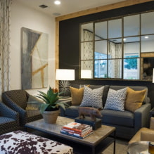 15 лучших идей для оформления стены в гостиной над диваном-2