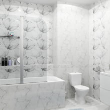 Панели ПВХ для ванной комнаты: плюсы и минусы, особенности выбора, дизайн-4