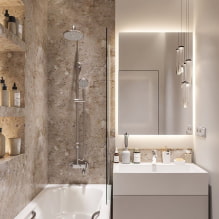 Как оформить дизайн ванной комнаты 3 кв м?-4