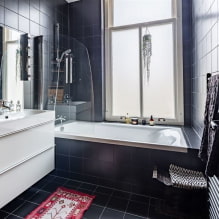 Черная ванная комната: фото и дизайн-секреты оформления-2