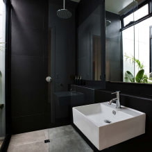 Черная ванная комната: фото и дизайн-секреты оформления-5