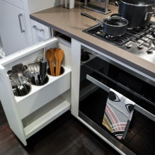 Примеры внутреннего наполнения кухонных шкафов-3