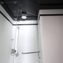 Натяжной потолок в ванной: плюсы и минусы, виды и примеры дизайна-1