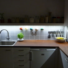 Подсветка на кухне под шкафами: нюансы выбора и пошаговая инструкция-1