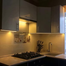 Подсветка на кухне под шкафами: нюансы выбора и пошаговая инструкция-4