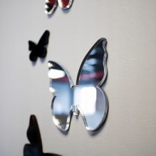 Как оформить стену бабочками