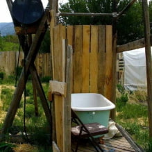 Купить летний душ в СПб, Душевые кабины для дачи