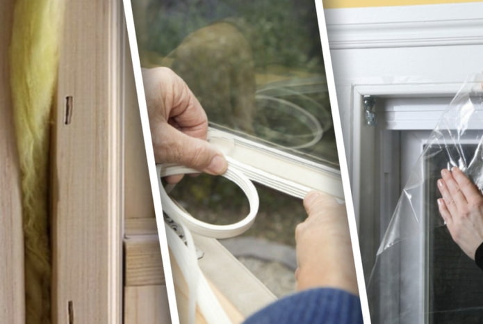 7 рабочих способов утеплить деревянные окна