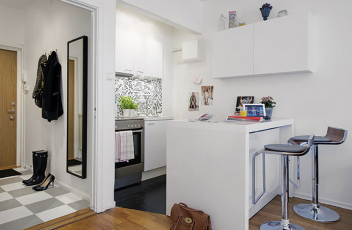 Дизайн квартиры-студии 27 кв. м.