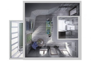 Дизайн-проект маленькой квартиры 34 кв. м.